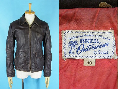 ◆◇◆ 50s Vintage Hercules ヘラクレス スポーツジャケット約63cm